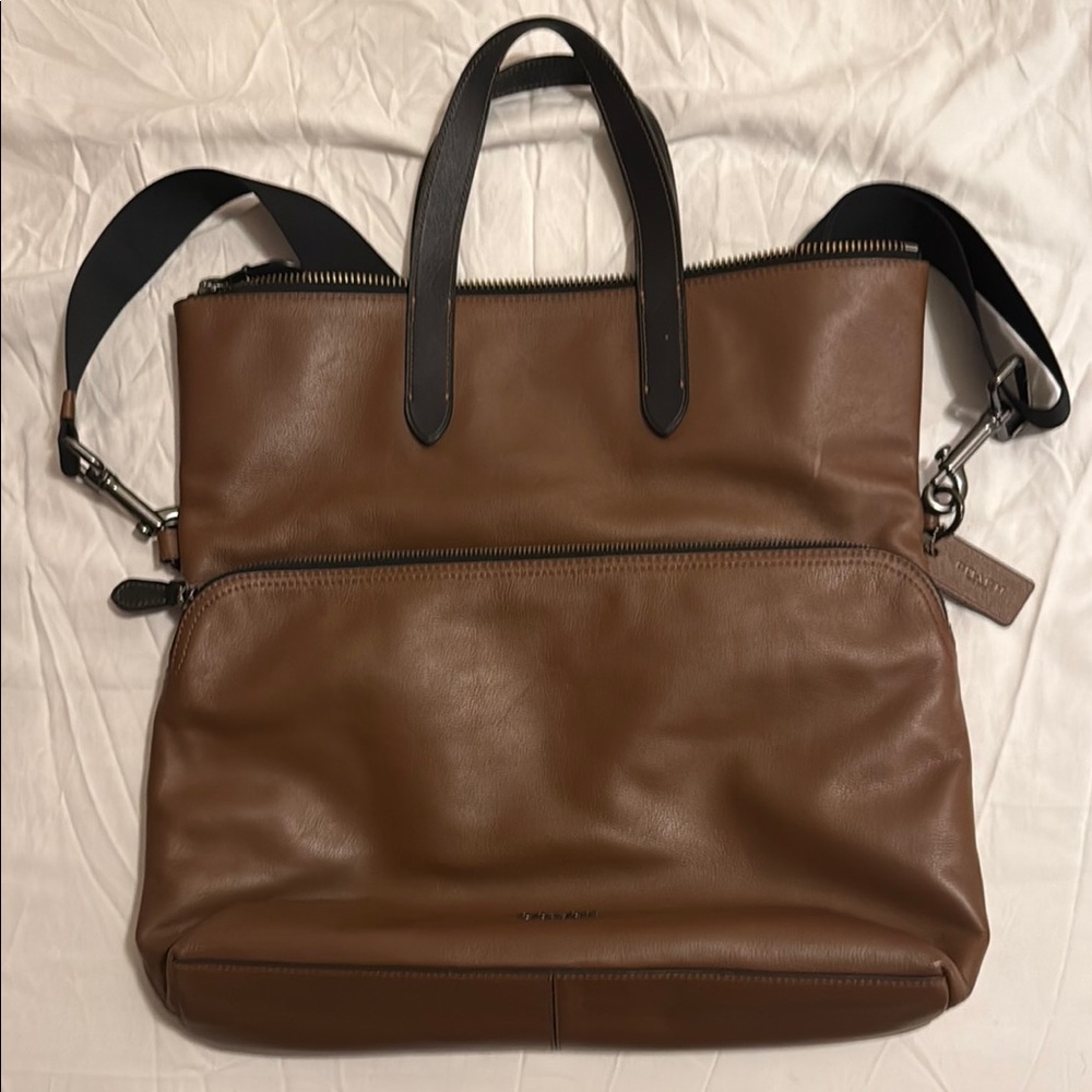 Brown Leather Men's Bag